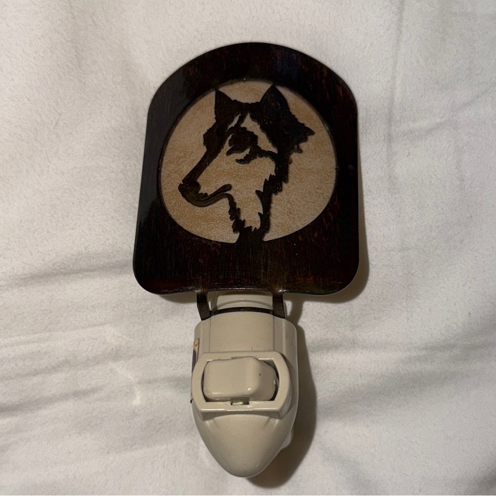 Small Wolf Night Light – Turtle Shell Style Art Lamp